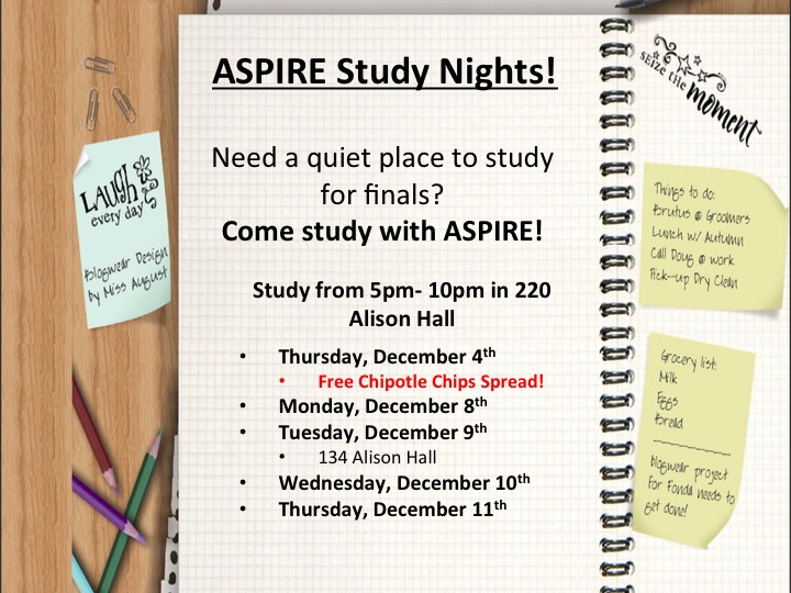 ASPIRE Study Nights